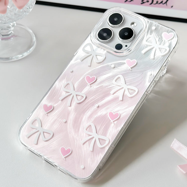手機殼|iPhone手機殼15Promax適用蘋果14Pro大孔透明13羽紗ins風12「WM0639」24.07