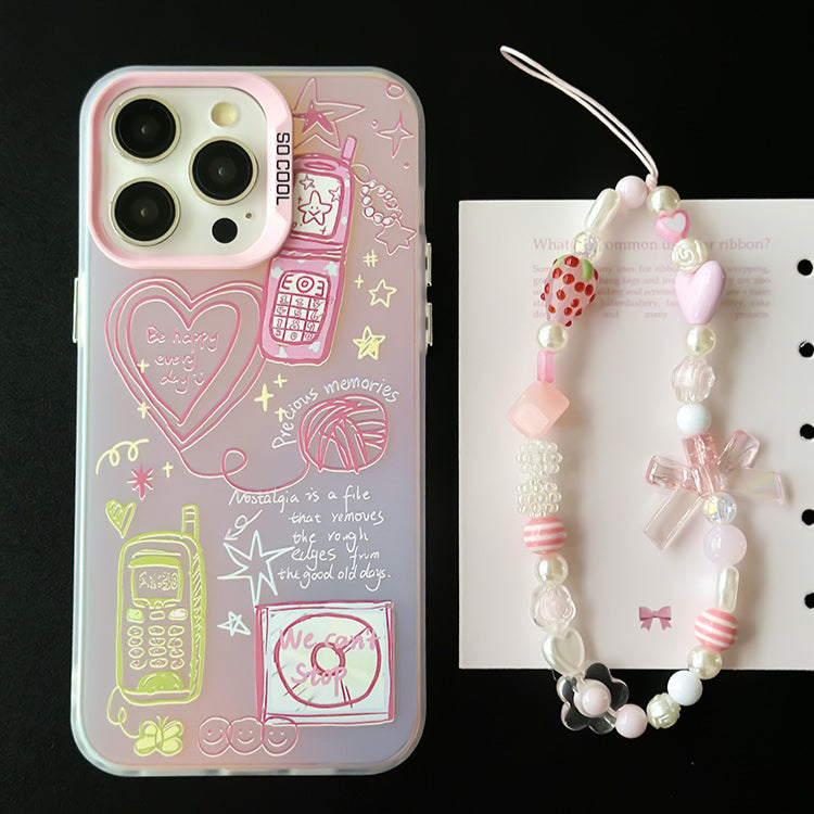 手機殼|蘋果15Promax手機殼適用13/12磨砂鐳射iPhone14pro11「WM0435」24.07