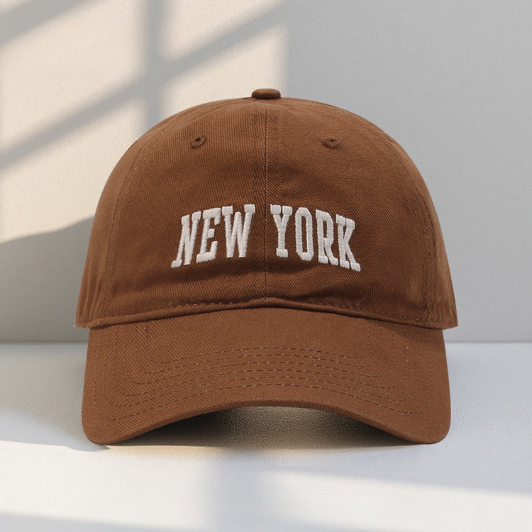 流行帽子|跨境帽子女新款刺繡字母棒球帽復古時尚鴨舌帽情侶百搭遮陽帽戶外「C4539QC」25.08-1