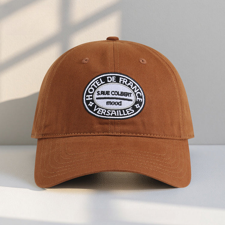 流行帽子|帽子女字母刺繡百搭棒球帽韓版遮陽學生情侶鴨舌帽戶外休閒防曬帽「C2702QC」25.08-1