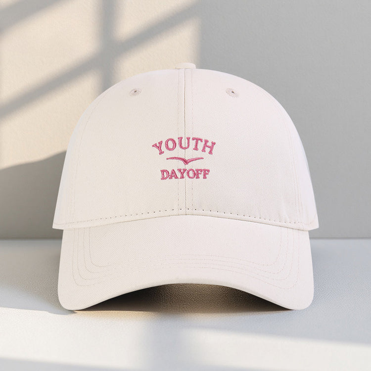 流行帽子|大頭圍顯臉小新款帽子女字母刺繡鴨舌帽加大加深寬帽檐棒球帽男潮「C5436」25.07-5