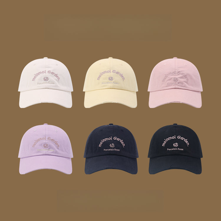 流行帽子|露思同款棒球帽女喜慶情侶紅色韓版遮陽帽學生軟頂顯臉小鴨舌帽「C4915」25.01-2