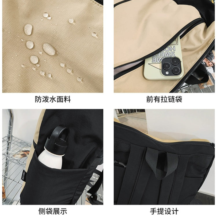 致青春|休閒防水雙肩包新款簡約時尚潮流運動背包跨境批發大容量旅行包「9718-130」24.12-1