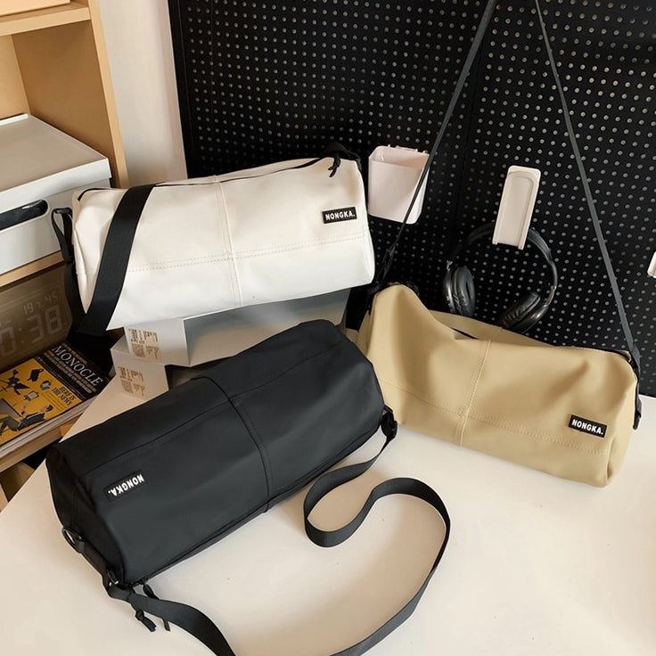 致青春|帆布包包女包2024春夏新款潮時尚帆布單肩包小眾時尚枕頭包「9904-122」24.04-5