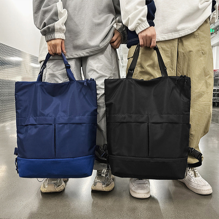 致青春|雙肩包男女款潮酷時尚手拎包簡約百搭通勤背包大容量防潑水旅行包「8339-125」24.12-5