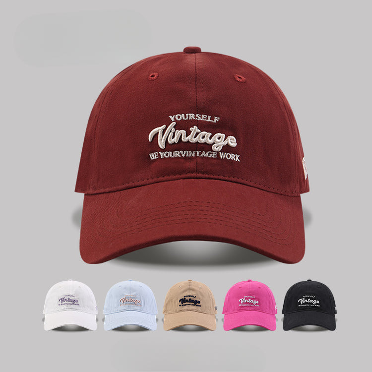 流行帽子|韓版小清新字母棒球帽女春夏百搭寬帽檐顯臉小遮陽鴨舌帽子學生潮「C5067」25.03-4