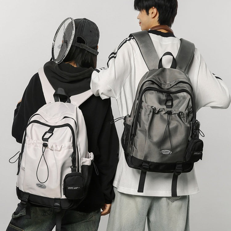 致青春|雙肩包日系大容量背包 原宿簡約休閒國高中學生書包抽繩設計後背包「8819-134」24.10-3