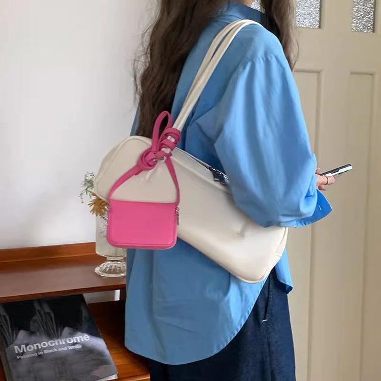 日韓流行|韓國小眾設計 時尚新款onuk同款多色時髦搭配小卡包腰包斜挎包「9361#」24.05-1