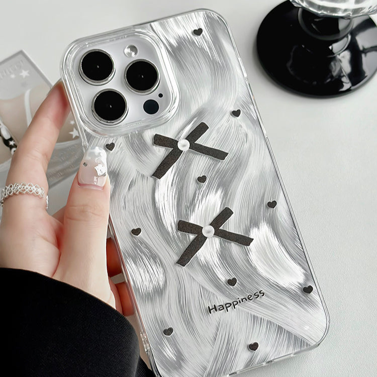 手機殼|蘋果15羽紗手機殼女iPhone14一件批發11適用12/13Pro大孔透明「WL0095」24.07