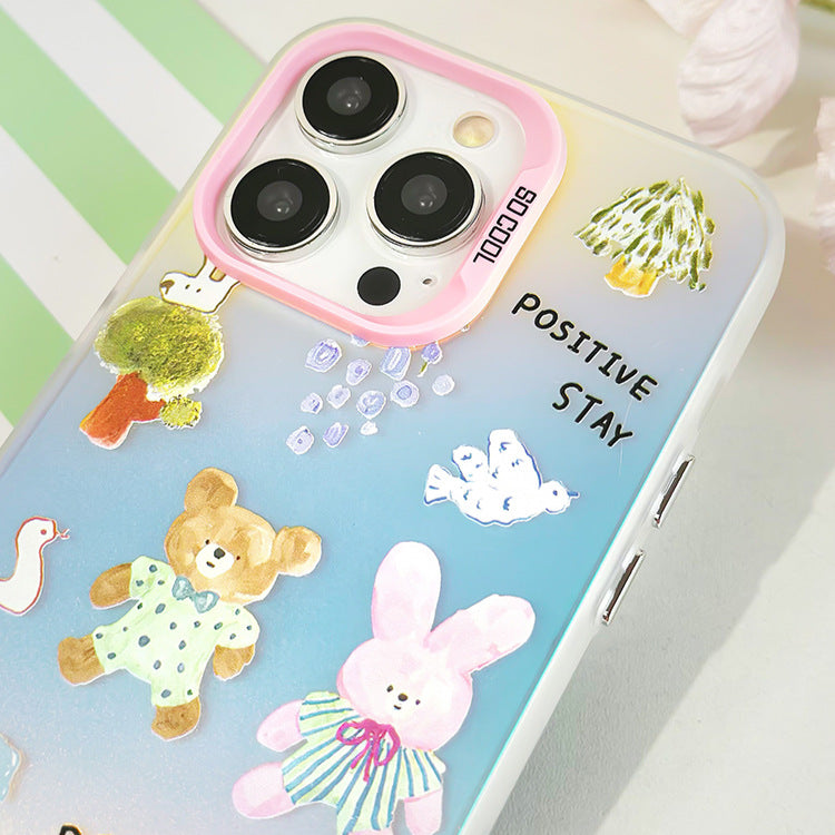 手機殼|iPhone15pro蘋果13手機殼適用13/12磨砂鐳射14華為mate60Pro「WM0388」24.07