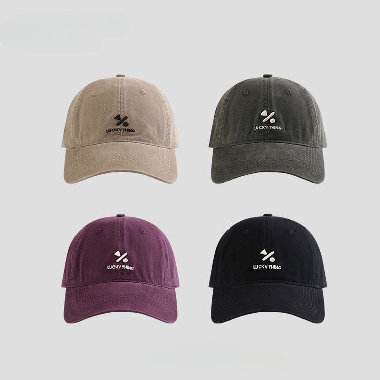流行帽子|2025新款韓系復古帽子女字母刺繡棒球帽男休閒百搭防曬遮陽鴨舌帽「C5491」25.08-3