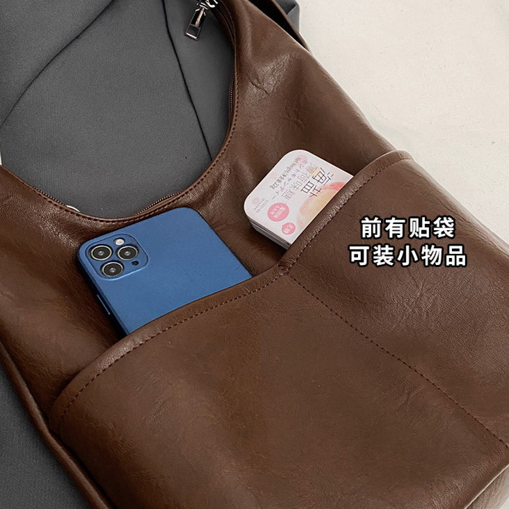 日韓流行|托特包包女2025新款高級感通勤腋下包女士大容量單肩子母包斜挎包「9545#」25.03-1