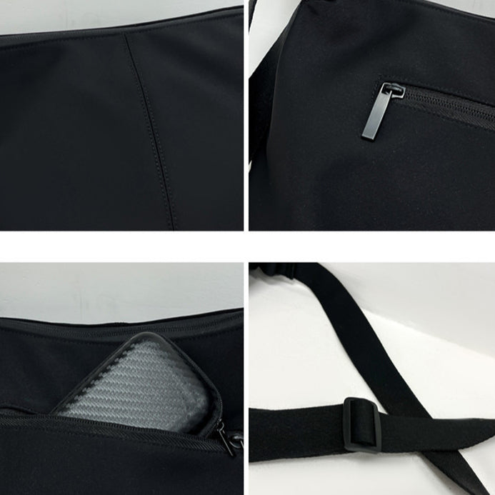 致青春|休閒簡約大容量托特包女2024新款潮流單肩包通勤純色斜挎包「80633-122」24.10-5