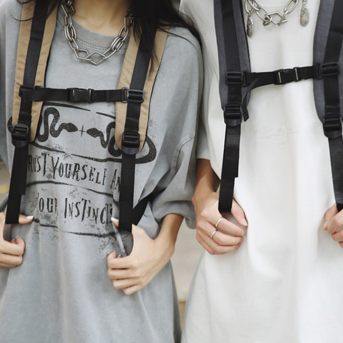 致青春|秋冬休閒雙肩包情侶款戶外旅行登山背包韓系輕便撞色手提背包「8245-130」25.08-4