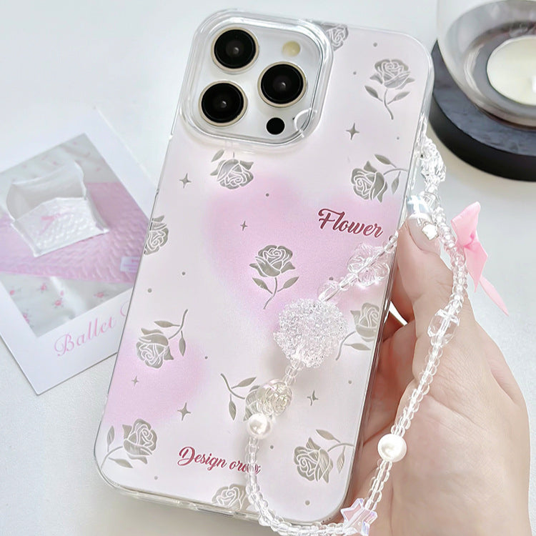 手機殼|iPhone15pro羽紗手機殼女蘋果14/13硅膠11適用12Pro大孔透明「WYB0849」24.07