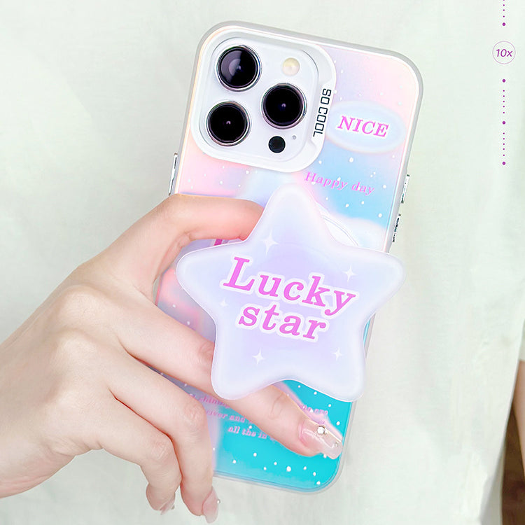 手機殼|磁吸磨砂鐳射iPhone15蘋果13手機殼14適用華為P70支架mate60「WYB0830」24.07