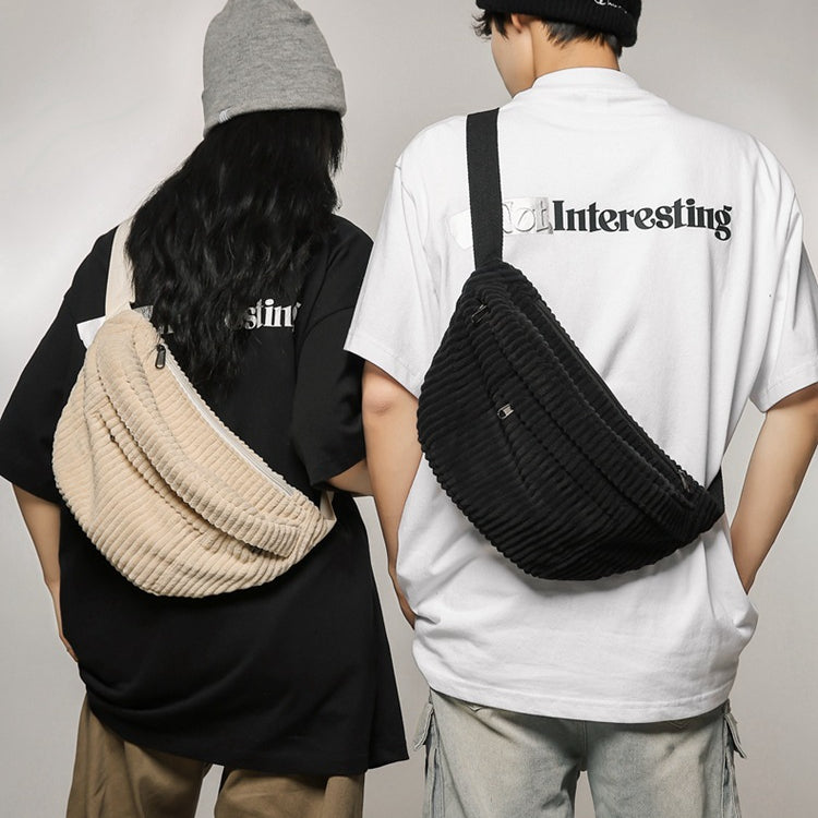 致青春|斜背包女簡約包男大容量胸包日系潮牌背包學生腰包 單肩包女「513-121」24.10-1