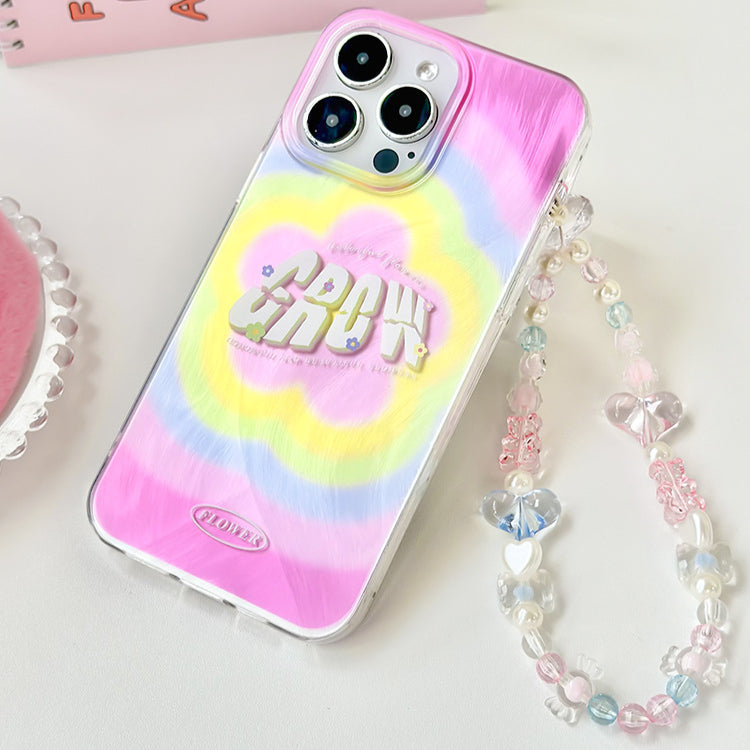 手機殼|iPhone15羽紗手機殼女蘋果14/13promax手鍊11適用12大孔透明「LR0923」24.07