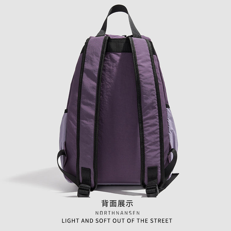 致青春|戶外露營休閒雙肩包輕便運動健身男女背包抽繩設計旅遊登山包「1121-129」25.02-2