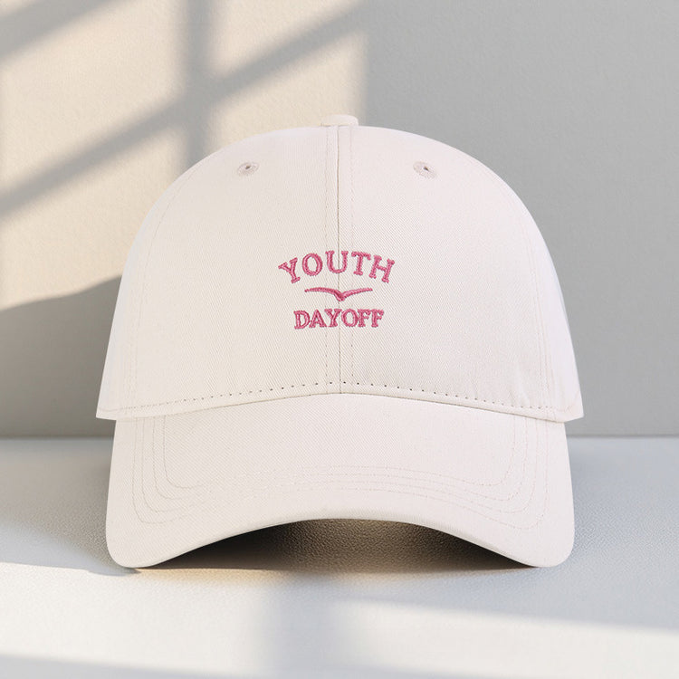 流行帽子|大頭圍顯臉小新款帽子女字母刺繡鴨舌帽加大加深寬帽檐棒球帽男潮「C5436」25.07-5