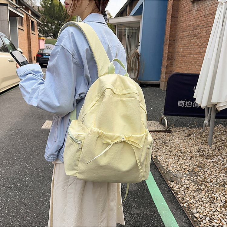 致青春 | 可愛少女小清新書包ins簡約百搭大容量背包國高中學生上課雙肩包「9129-126」25.05-1