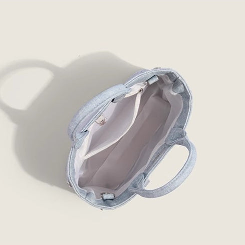 日韓流行|夏季新款法式手提包包女小眾高級感百搭凱莉包時尚通勤單肩斜挎包「9096#」25.02-2