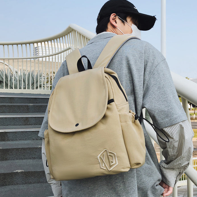 致青春|休閒輕便雙肩包女簡單百搭學生旅遊小背包多功能運動出行背包批發「2110-126」25.04-1