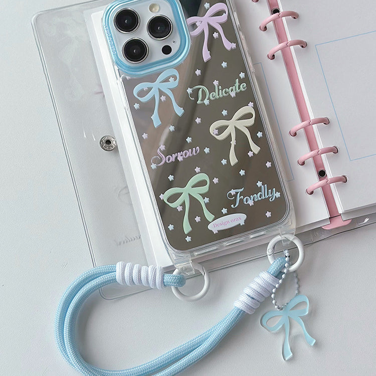 手機殼|15promax蘋果殼夏天iPhone14pro適用12/11掛繩鏡面手機殼13新「WM0622」24.07