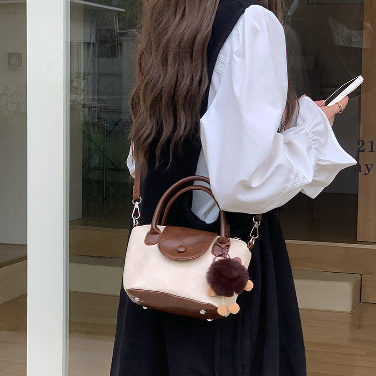 日韓流行|高級感小眾超火包包女式2025新款洋氣百搭復古時尚手提上班通勤包「9558#」25.03-4