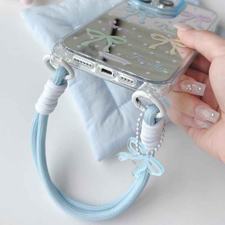 手機殼|15promax蘋果殼夏天iPhone14pro適用12/11掛繩鏡面手機殼13新「WM0622」24.07