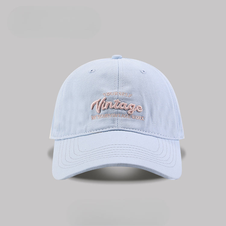 流行帽子|韓版小清新字母棒球帽女春夏百搭寬帽檐顯臉小遮陽鴨舌帽子學生潮「C5067」25.03-4