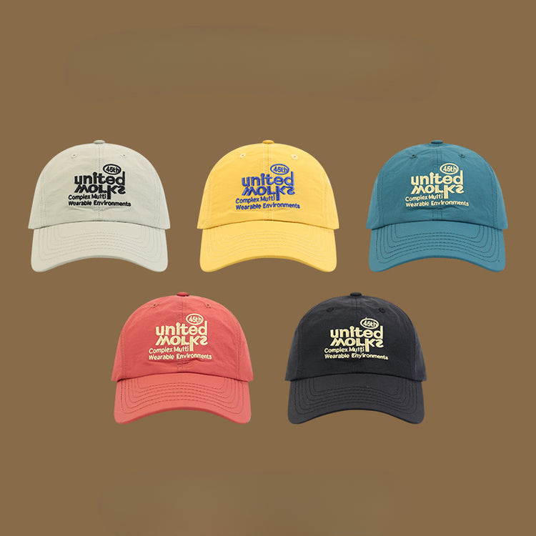 流行帽子|東大門春夏薄款透氣棒球帽男女情侶款軟頂休閒百搭顯臉小鴨舌帽子「C4969」25.03-2