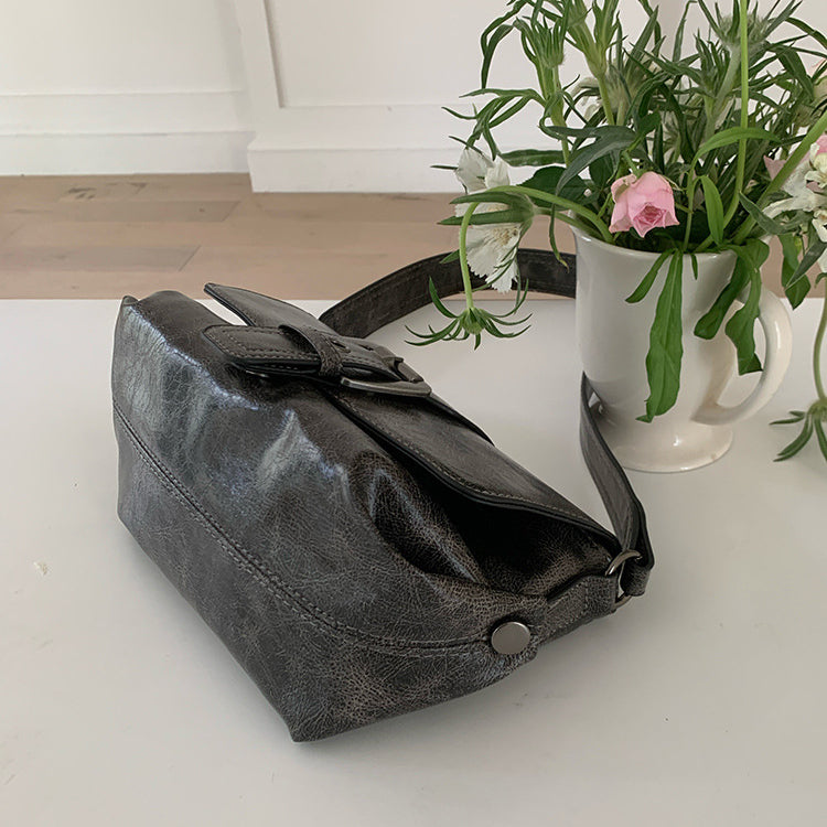 日韓流行|美拉德復古腋下包包女士2025新款高級質感女包單肩包斜挎小方包「9602#」25.05-2