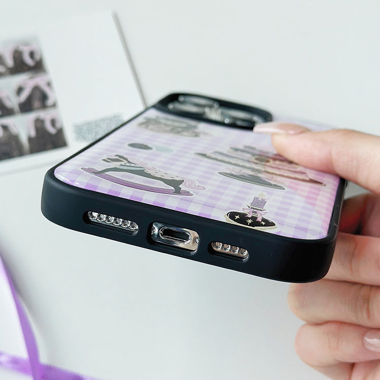 手機殼|蘋果13手機殼女適用iPhone15Promax卡通華為mate60pro滴膠殼「LR0871」24.08-1
