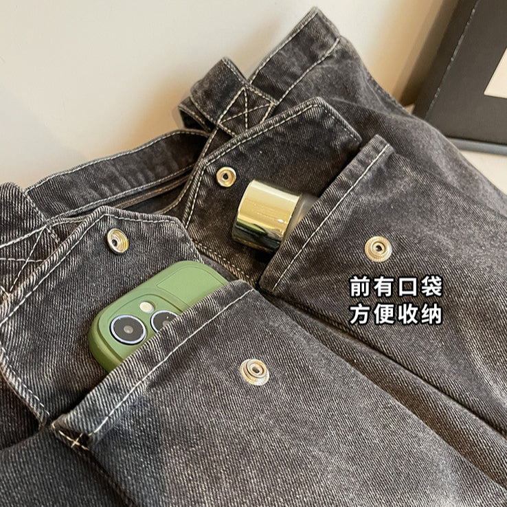 致青春|大容量手提包女時尚小眾設計感牛仔布包流行復古百搭通勤托特包「8270-127」25.03-2