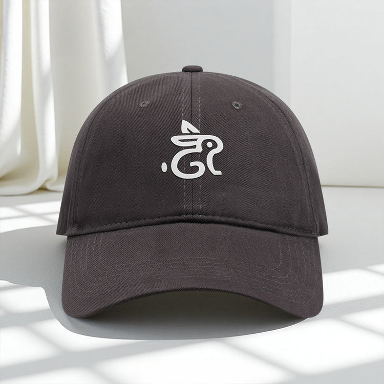 流行帽子|可愛兔子刺繡新款帽子女春夏季時尚百搭棒球帽戶外休閒遮陽鴨舌帽「C2034」25.07-4