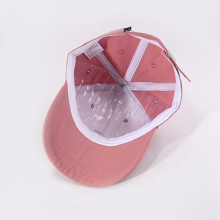 流行帽子|新款可愛海豚刺繡帽子女春夏百搭大頭圍顯臉小棒球帽遮陽鴨舌帽男「C5439」25.07-5