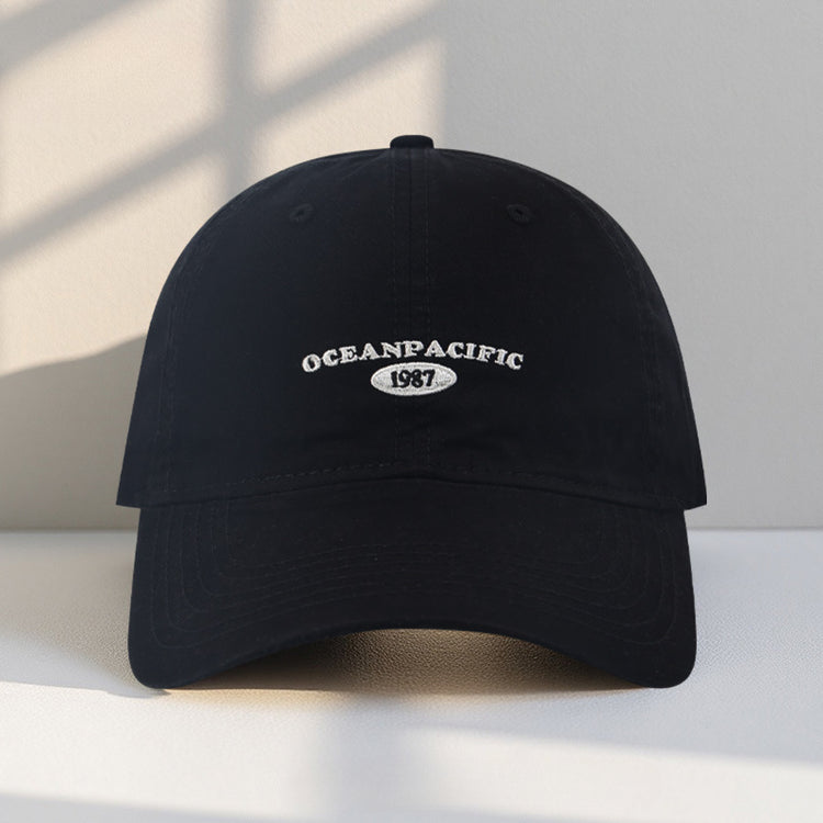 流行帽子|2025新款帽子女顯臉小夏季百搭款鴨舌帽軟頂水洗潮牌遮陽棒球帽男「C4921AA」25.08-1