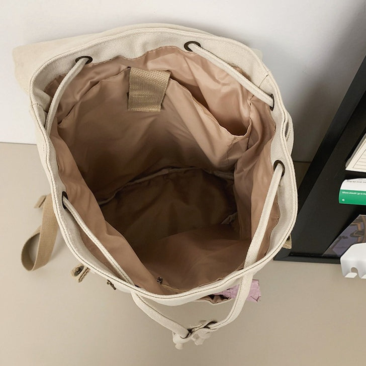 致青春|高顏值雙肩包女潮牌輕便旅行背包韓版休閒電腦包國中生高中生書包「1275-138」24.06-4