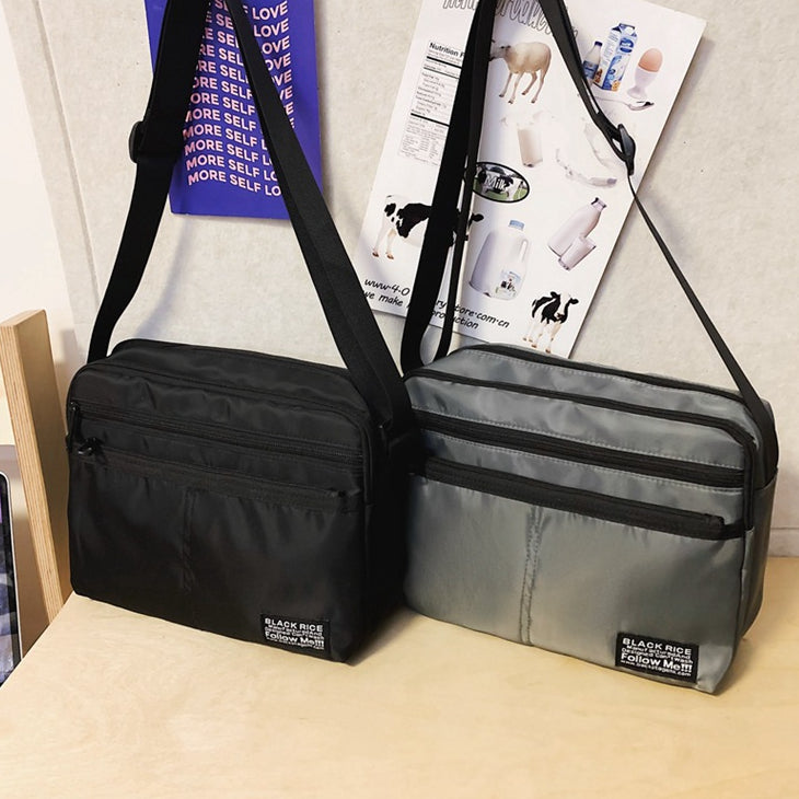 致青春|日系潮牌百搭單肩包男簡約個性斜背包休閒輕便通勤實用手機包「7003-240」24.04-3