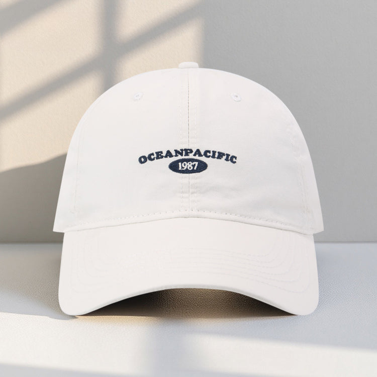 流行帽子|2025新款帽子女顯臉小夏季百搭款鴨舌帽軟頂水洗潮牌遮陽棒球帽男「C4921AA」25.08-1