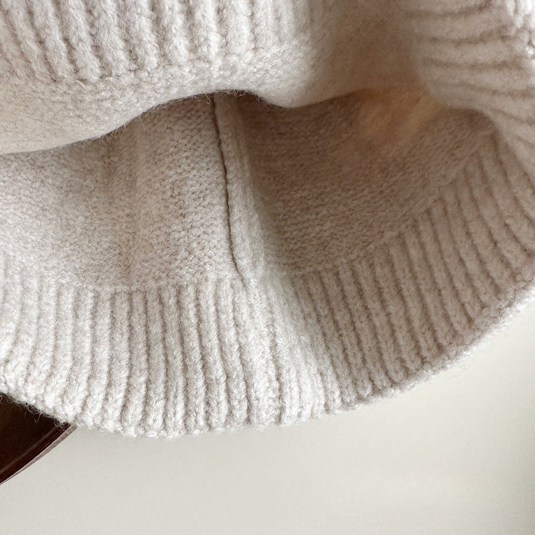 流行帽子|點點愛心毛線帽女秋冬季新款防風護耳保暖帽子韓版可愛百搭針織帽「X5342S」24.10-2