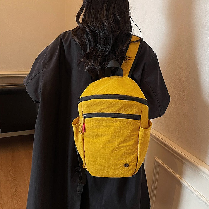 致青春|戶外旅行雙肩包女可折疊輕便運動背包男簡約休閒旅行大容量登山包「2569-123」25.09-3