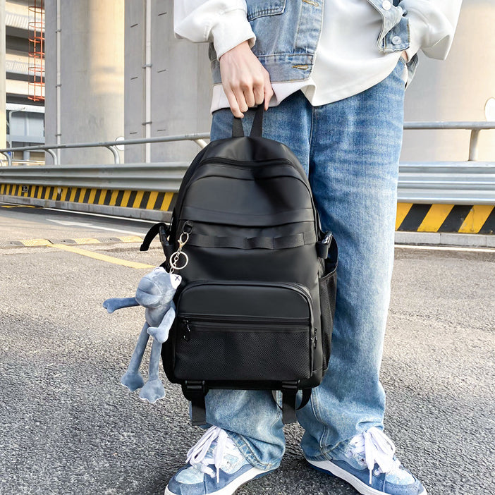 致青春|時尚休閒簡約潮流大容量背包男女通用新外出高顏值雙肩包「9656-290-4」24.04-3