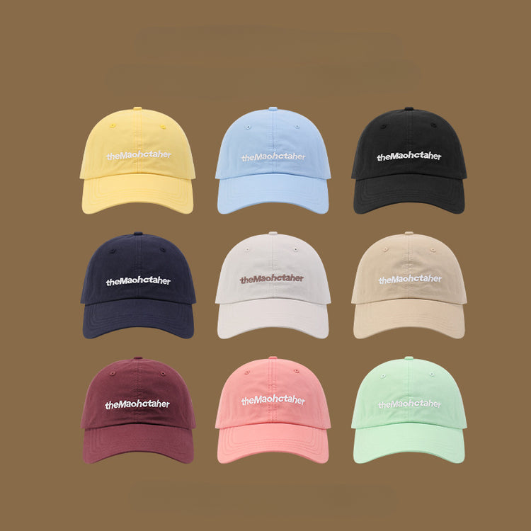 流行帽子|韓國新款馬卡龍色系軟頂字母刺繡棒球帽學生時尚百搭遮陽鴨舌帽「C4940」25.02-2