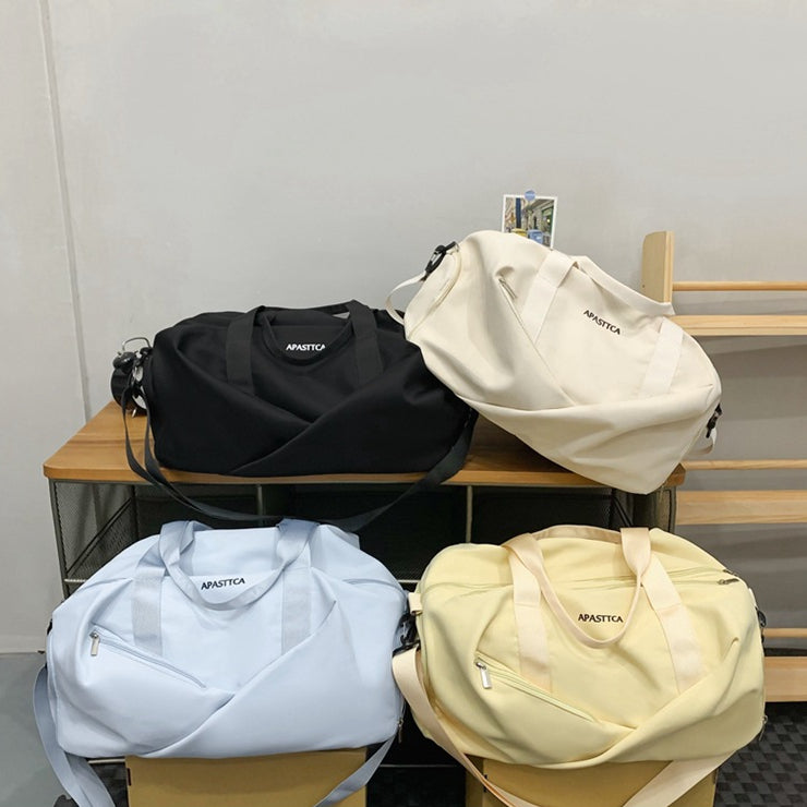 致青春|行李包男短途手提旅行包女韓版休閒多功能乾濕分離防水運動包「165-130」24.06-1
