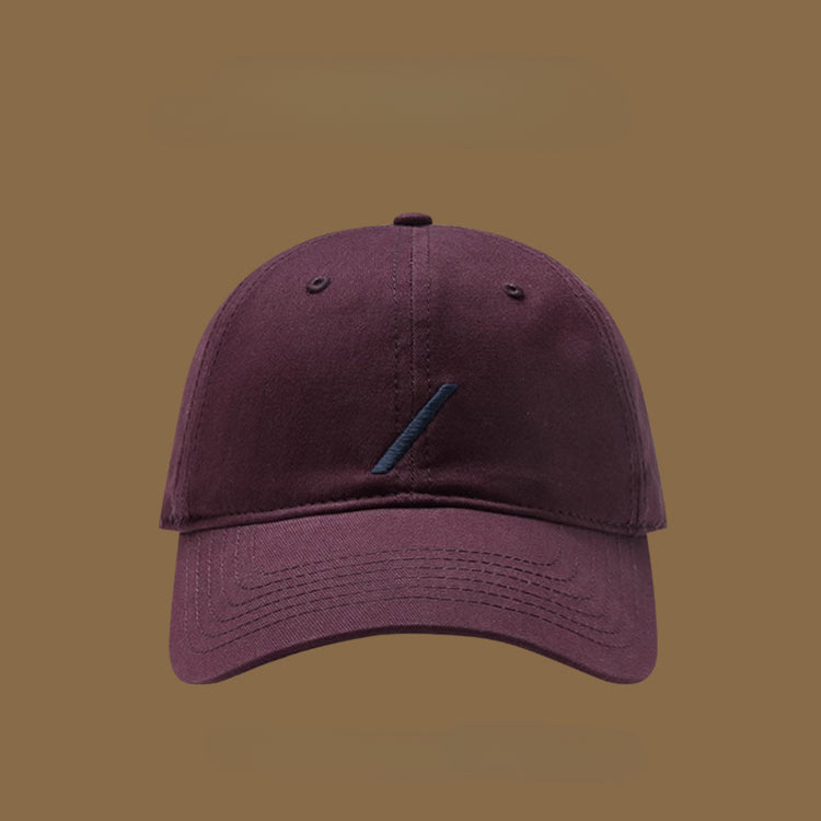 流行帽子|帽子女鴨舌帽斜線休閒棒球帽春夏簡約顯臉小遮陽棒球帽防曬太陽帽「C5005」25.02-2