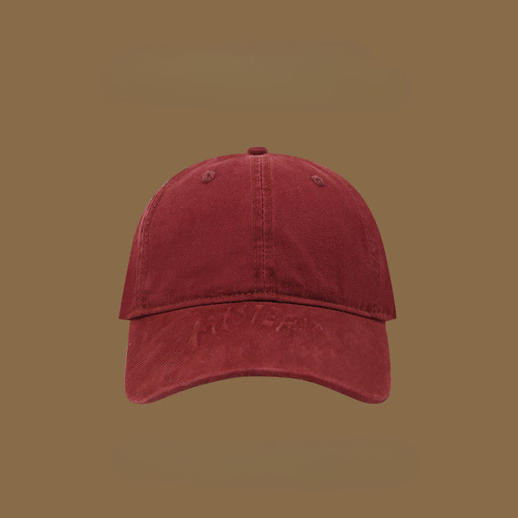 流行帽子|早春新款棒球帽子女純棉軟頂寬檐顯臉小遮陽帽學生穿搭鴨舌帽子男「C4883」24.12-5