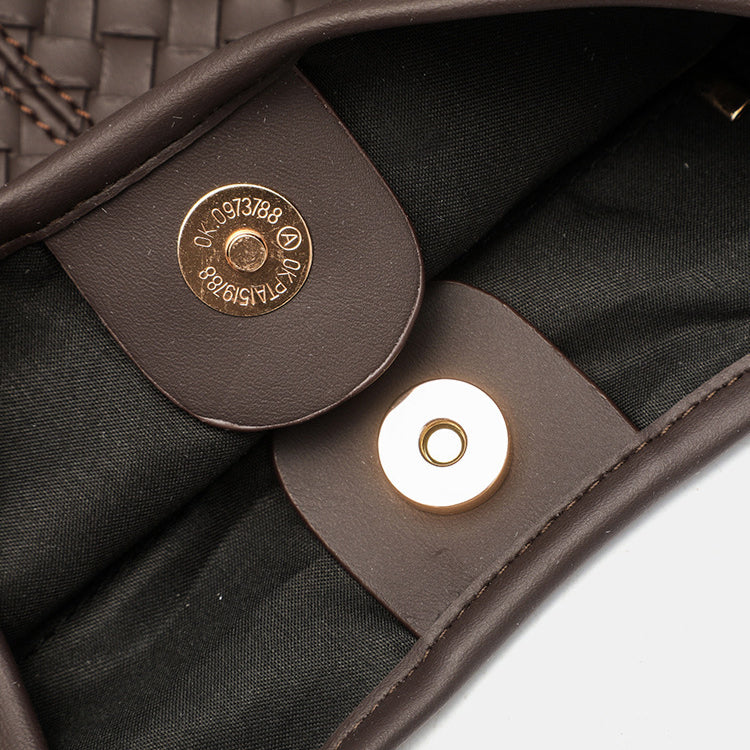 日韓流行|韓國小眾設計慵懶風通勤大容量托特包百搭高級質感黑色氣質單肩包「9631#」25.07-5