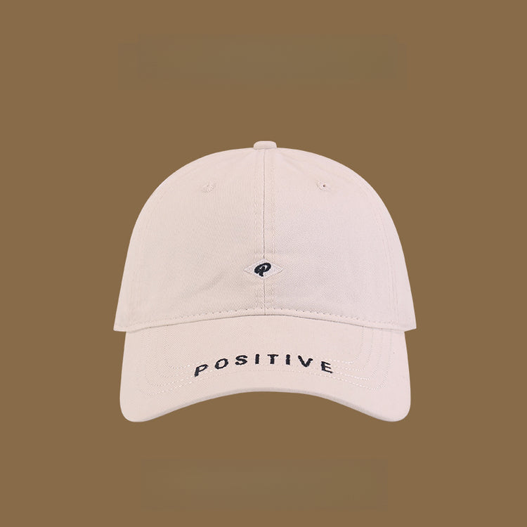 流行帽子|早春鴨舌帽女韓版百搭情侶鴨舌帽顯臉小簡約刺繡字母軟頂遮陽帽「C4908」25.01-2